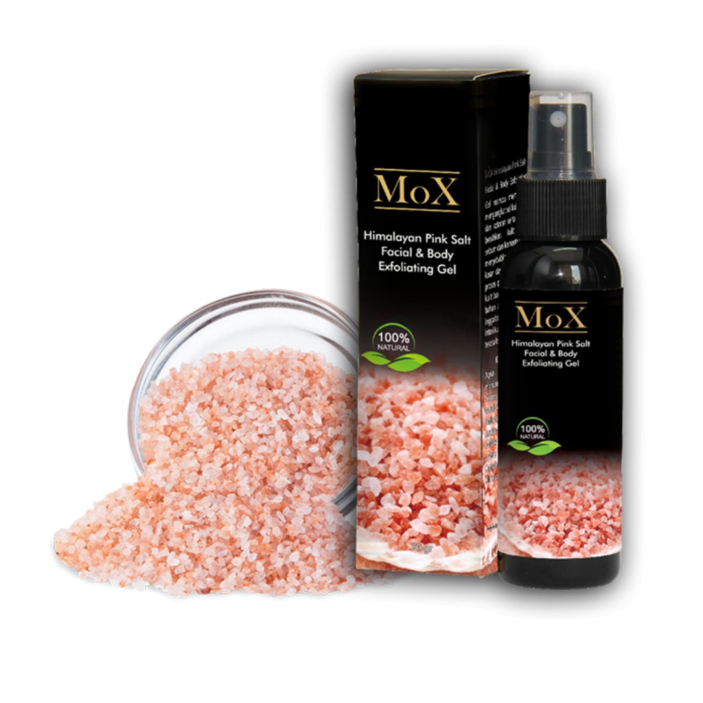 Exfoliating Gel MoX (HEG) / Exfoliating Gell Untuk menghilangkan sel kulit mati /HIMALAYAN PINK SALT