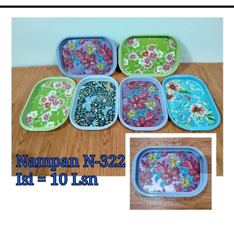 nampan plastik motif  bunga cantik great nampan plastik cantik