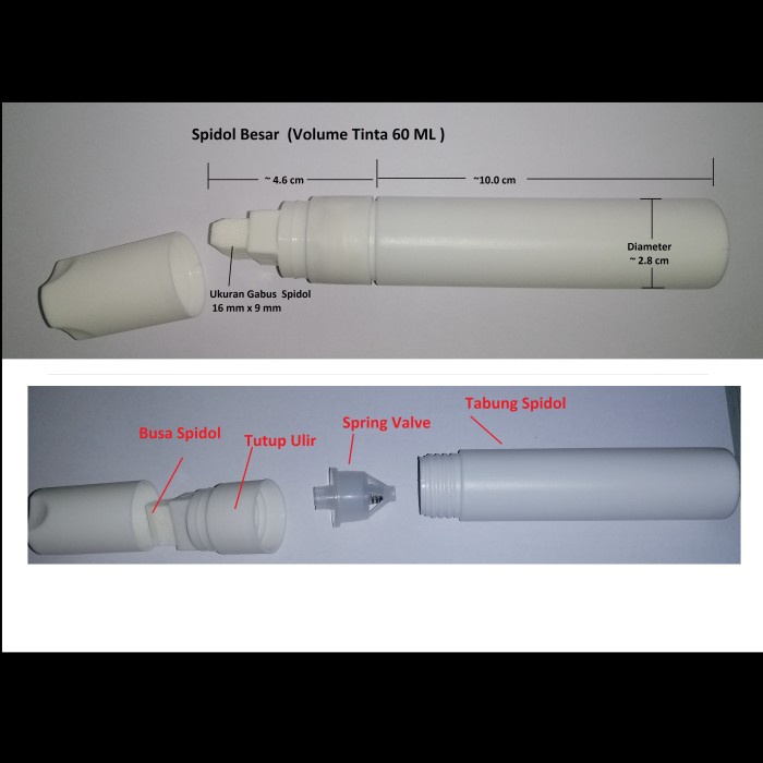 

Spidol Kosong Untuk Tinta Permanen Tinta Karung Tinta Marking - Volume 60 ml