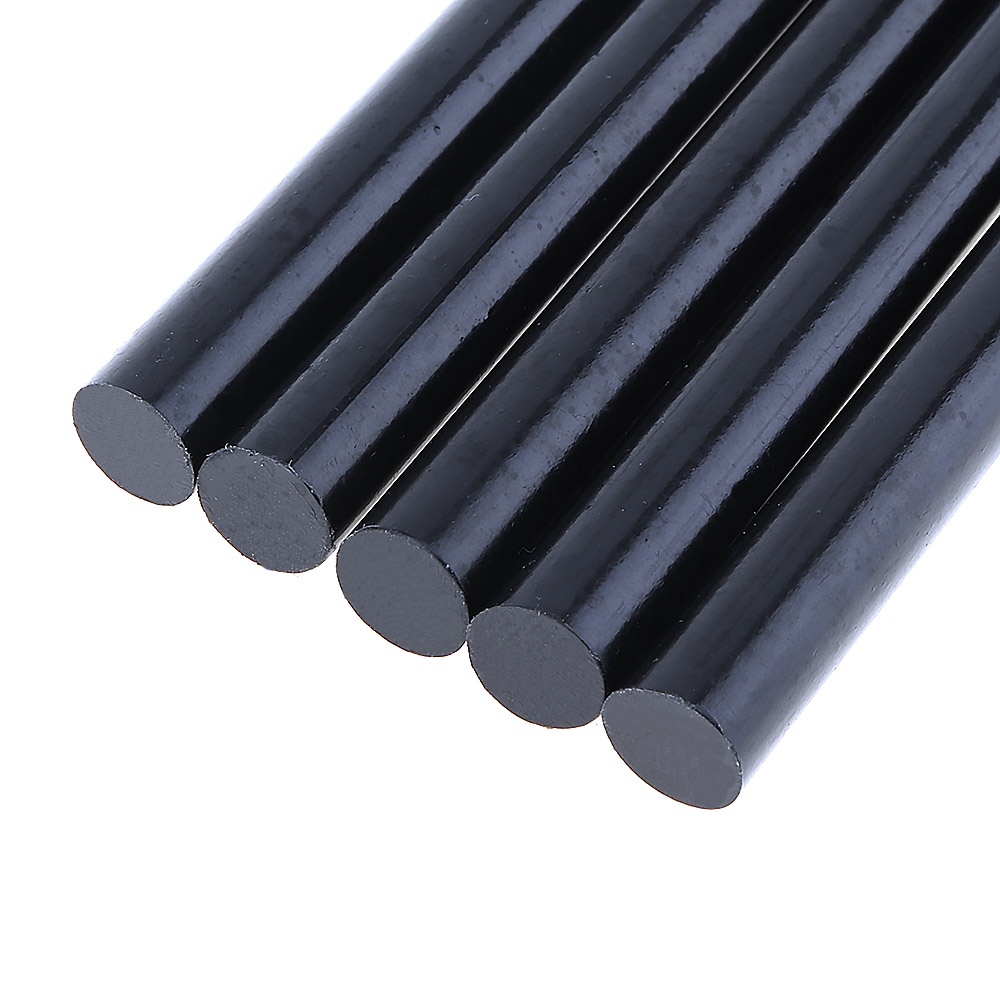 5pcs/set 11mm x 270mm Hitam Hot-melt G un Lem Stik Perekat DIY Tools