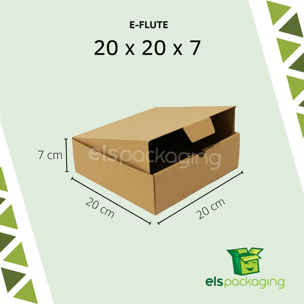 

Kardus Coklat Eflute Corrugated Dus Makan Coklat Dus Catering Premium Dus Tebal Dus Eflute 20x20x7