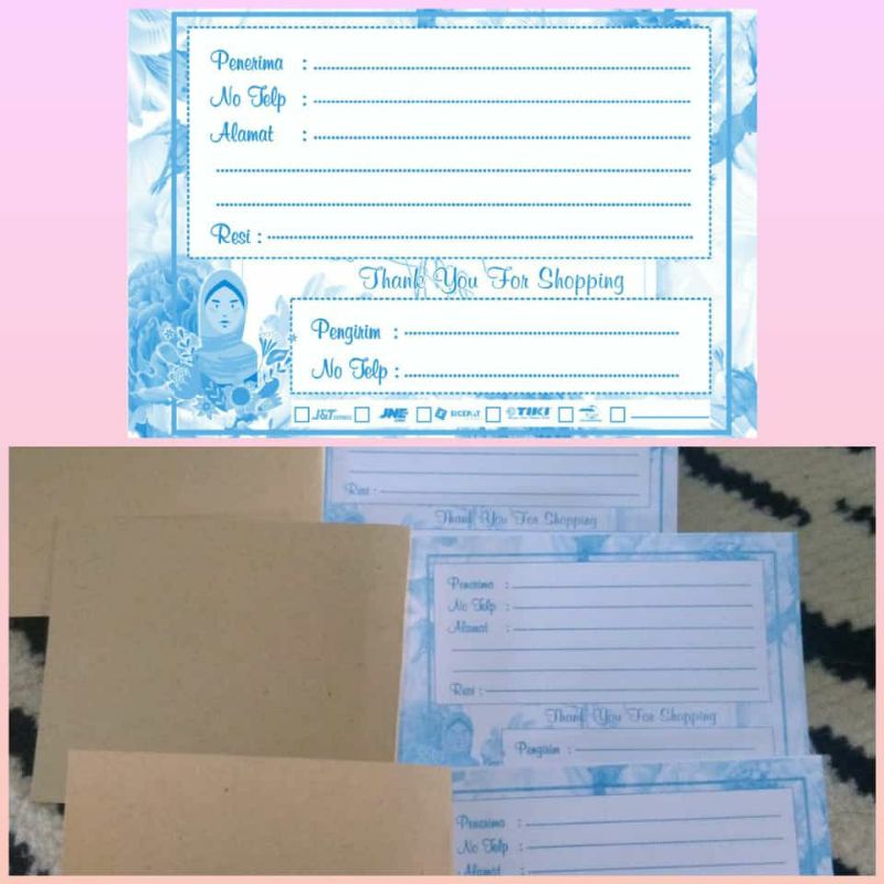 

label pengiriman olshop/lebel pengiriman olshop murah