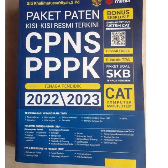 

MURAH MERIAH.. BUKU TES CPNS PPPK TENAGA PENDIDIK 2022-2023
