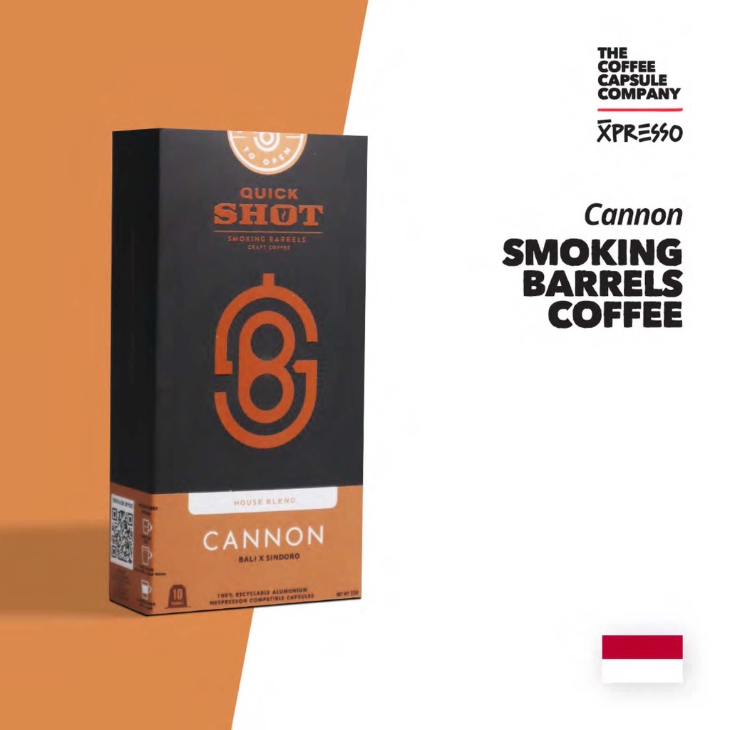 

Smoking Barrels Coffee - Cannon - Kopi Kapsul - Coffee Capsule