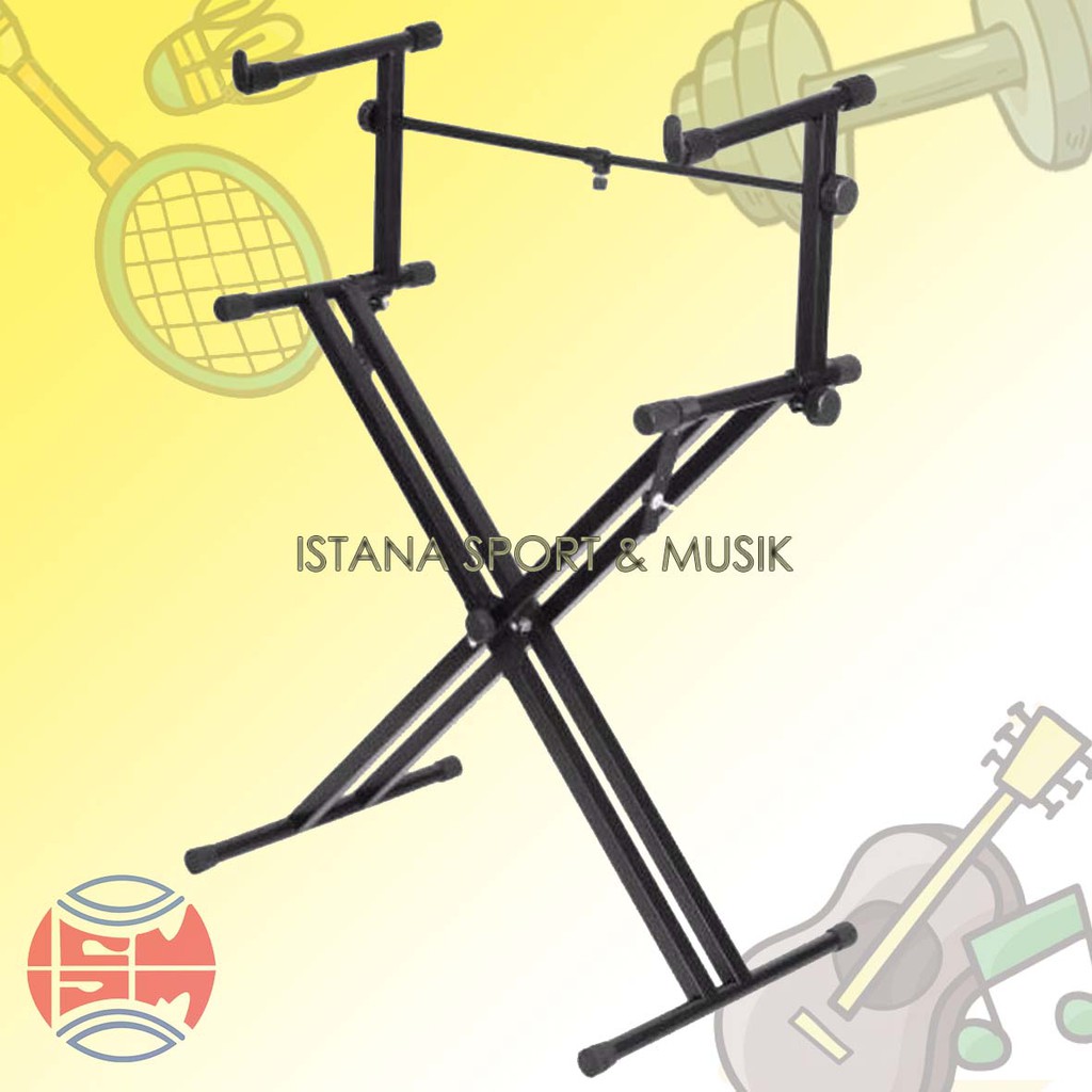 Stand Keyboard - Kaki Orgen 2 Tingkat