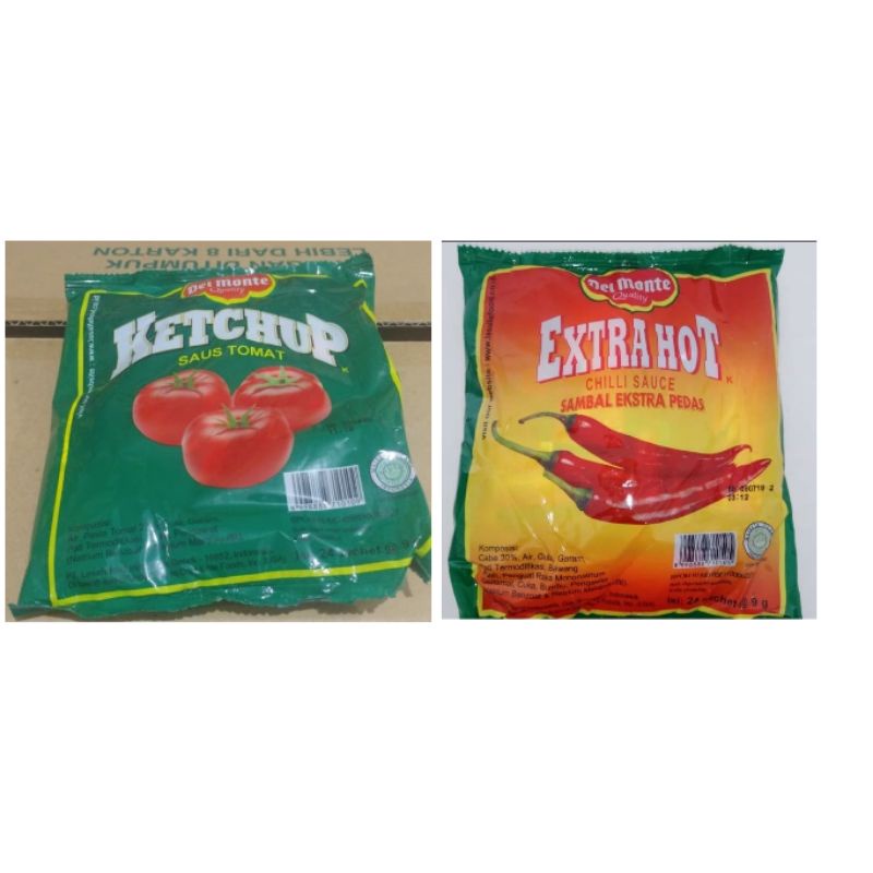 

Delmonte Sauce Saos Tomat/ Saus Sambel Sambal Sachet
