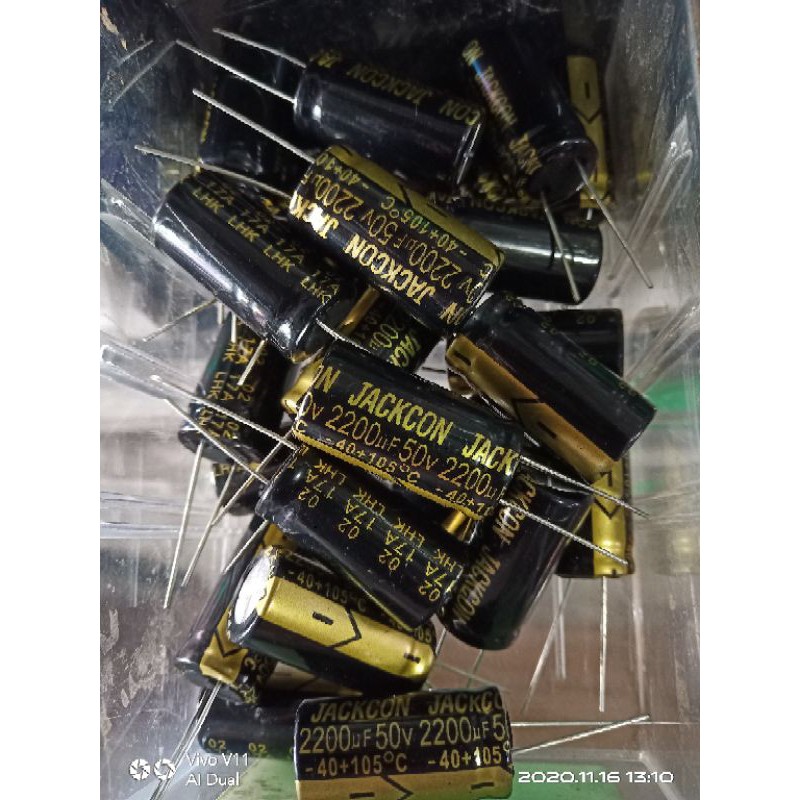 Capasitor Elco 2200uf 50volt 2200uf 50v 2200uf 50 volt 2200 50volt 2200 50v Elko 2200 50 volt Ori