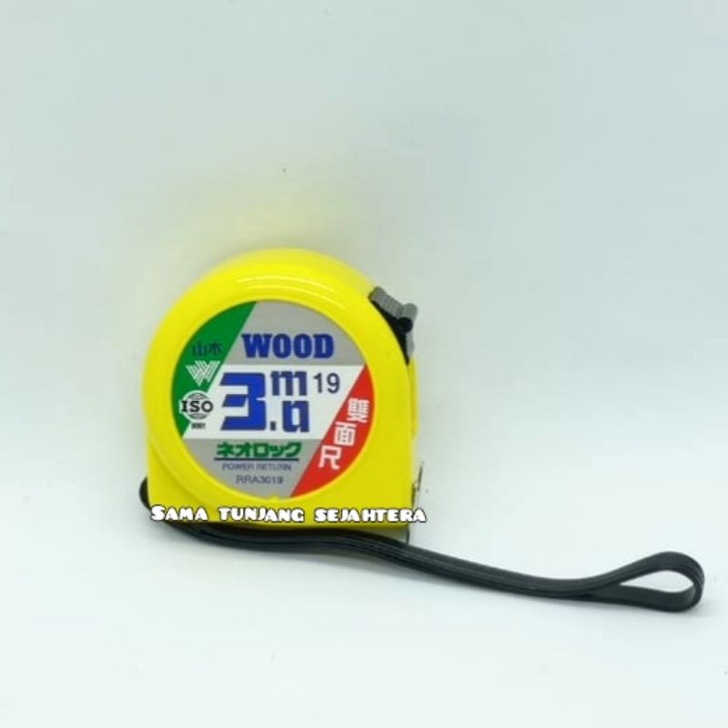 METERAN WOOD 3 METER - METERAN BOLAK-BALIK WOOD 3M
