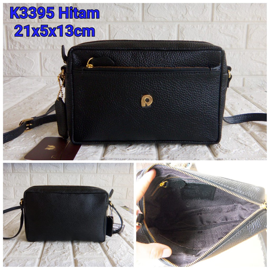 Tas Papillon Original Kode K3395 Polos Kulit Asli | Tas Papilon Ori | Tas Selempang Wanita | Tas kon