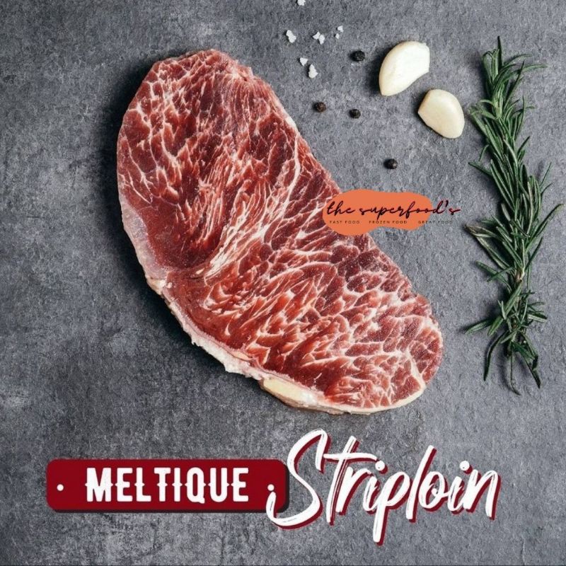 

Daging Sapi Wagyu Striploin Meltique Beef Steak 200gr