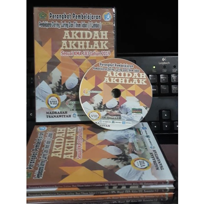RPP 1 Lembar (RPP Daring,LuringDanTikomSabar) Akidah Akhlak MTs Kelas 8 Semester1-2, Sesuai Kma 183 Tahun 2019