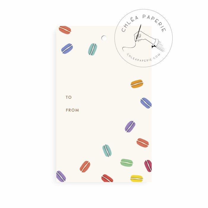 

✨ BISA COD ✨ Gift Tag / Macaron Scatter / Hang Tag