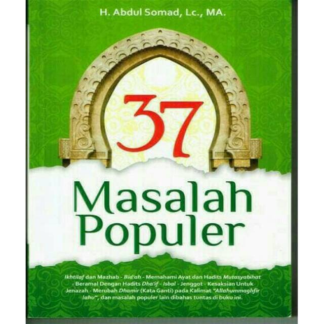 Buku 37 Masalah Populer By H. ABDUL SOMAD