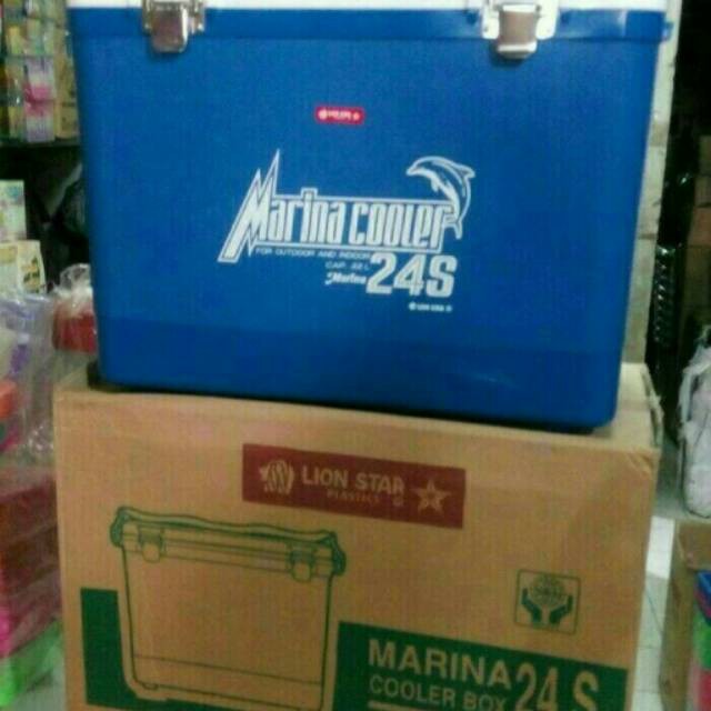 LION STAR Marina Cooler 24S Box Ice Kotak Tempat Es 24 S 22Lt 22 Liter