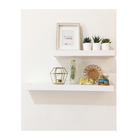 Rak Dinding Kayu Ambalan Tempel Gantung Minimalis Vintage 80 Cm