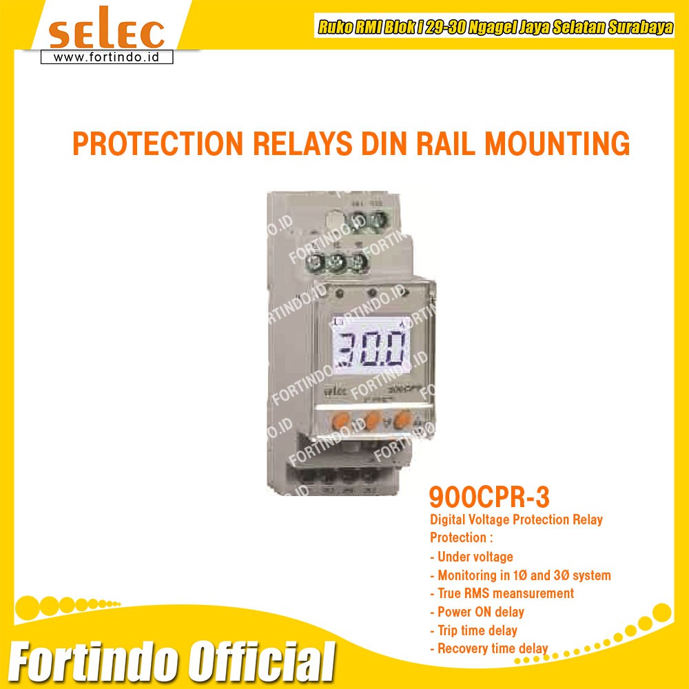 Digital Current Protection Relay 900CPR-3 SELEC