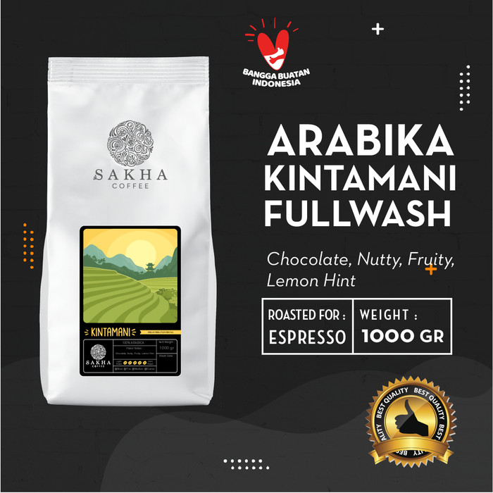 

Biji Kopi Arabika Bali Kintamani Roast For Espresso 1 Kg SAKHA COFFEE - AKIN1000