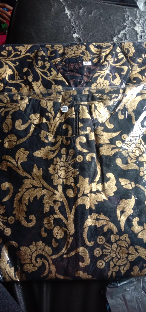 Batik Couple Keluarga Sania Ruffle Ori Ndoro Jowi Dnt Prada Bakung