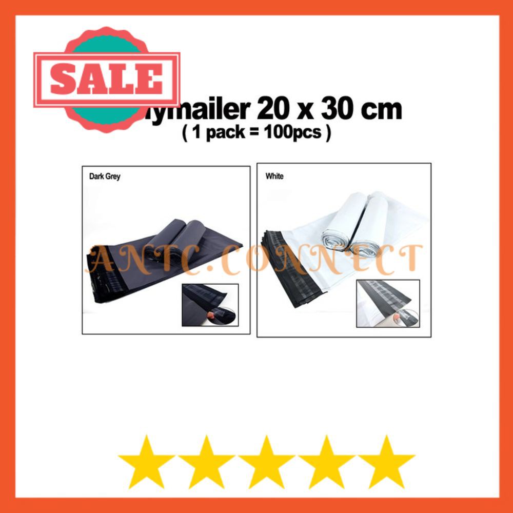 

Antc.Connect Polymailer 20 X 30 Cm Polybag Kantong Amplop Plastik Packing Isi 100 - New Material