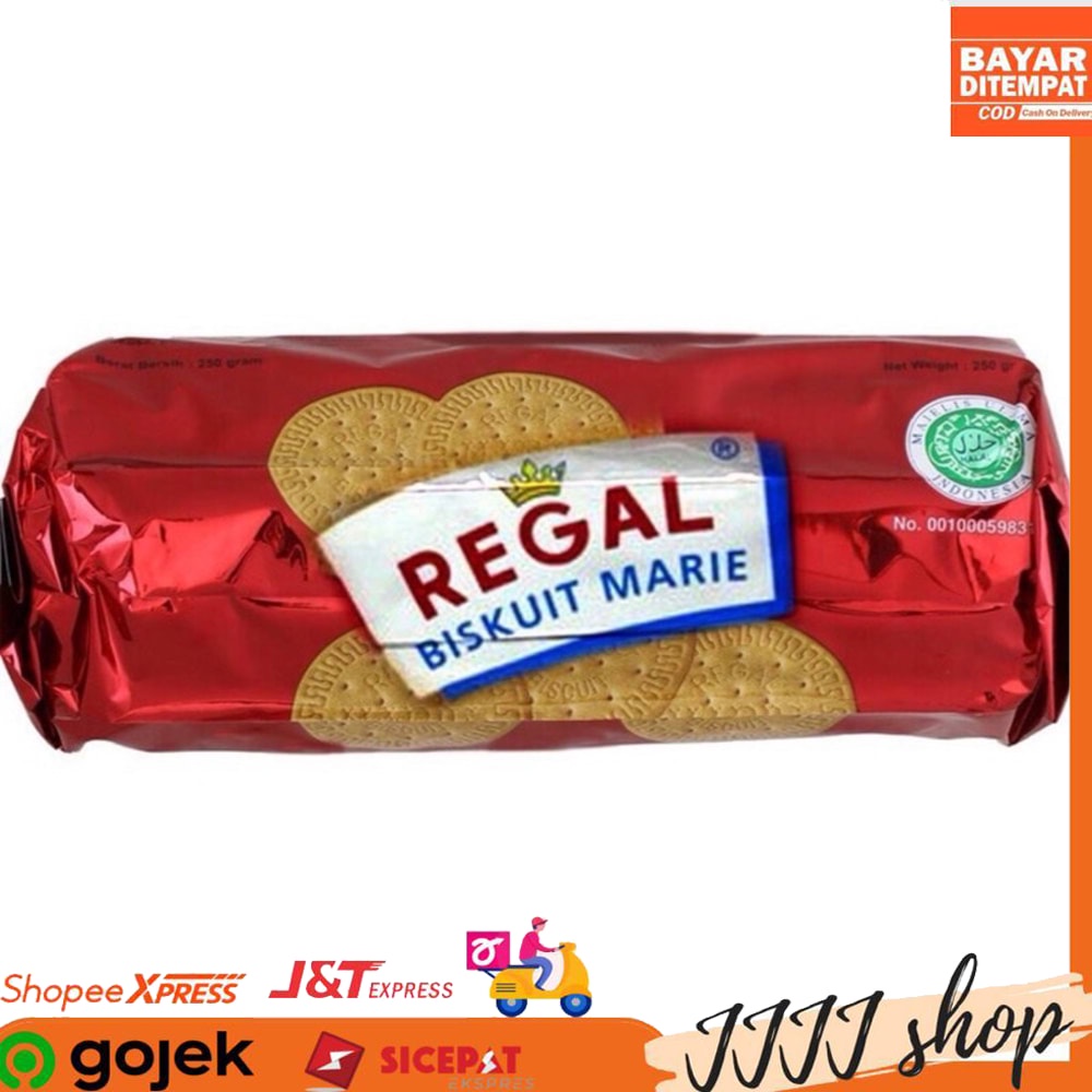 

Biskuit Regal Marie Biskuit Cookies Susu 230gr