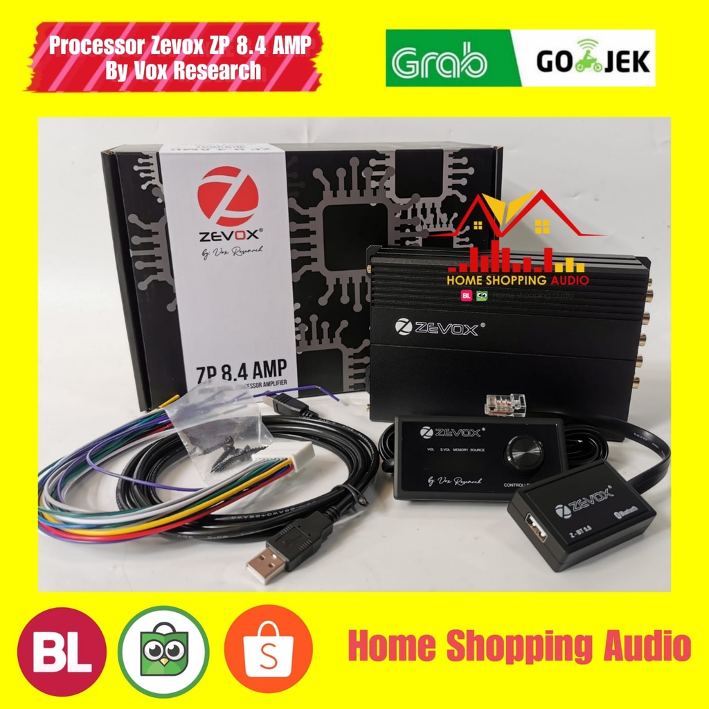 Prosesor zevox zp 8.4 amp processor zevox dsp include power
