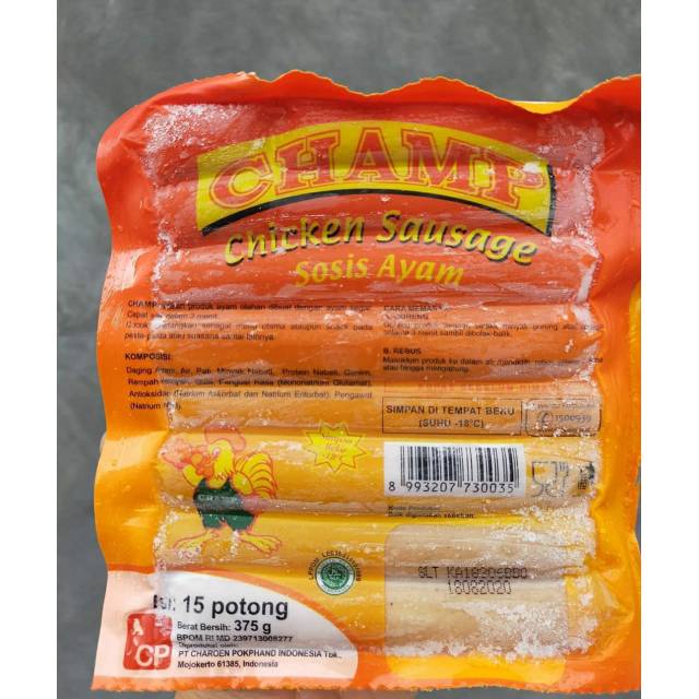 

Champ sosis ayam isi 15 375gr only semarang via gosend