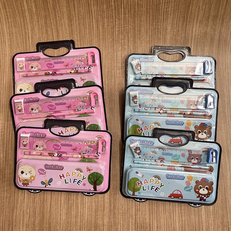 

Pensil Set/Stationery Set/Pensil Set 5 in 1 Karakter/Alat Tulis Set Anak 5 in 1 Karakter/Pensil Set Murah/Fancy
