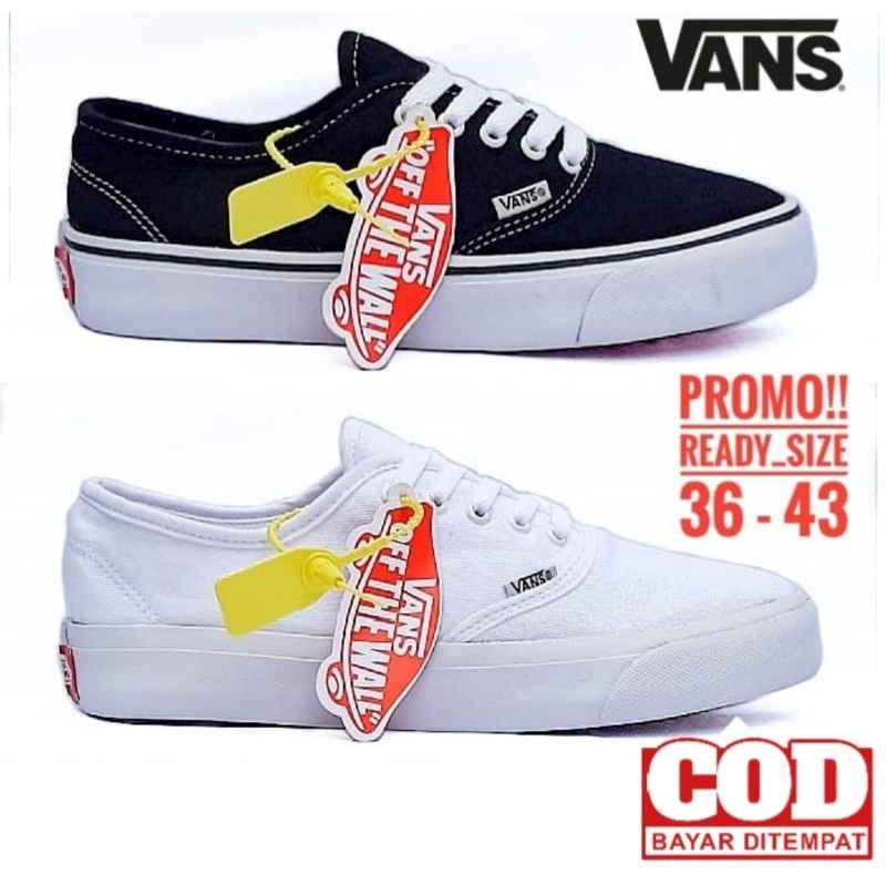 (BISA COD) Sepatu Vans Authentic Premium Import China - Sepatu Pria - Sepatu Wanita - Sepatu Sekolah - Sneakers Pria - Sneakers Authentic Lengkap Box