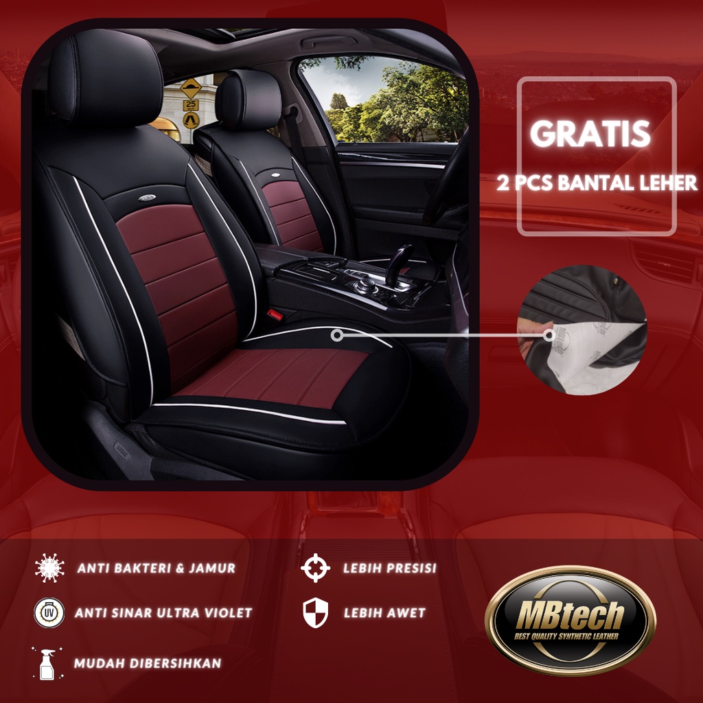 BAHAN PREMIUM MBTECH - Sarung jok sporty mobil Avanza Xenia Ertiga Mobilio Grand Livina Rush Terios 