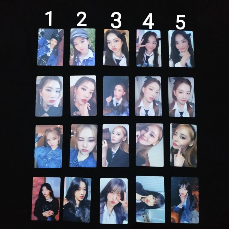 [READY] SHARING LOONA SEASON GREETINGS 2022 PHOTOCARD (VIVI, KIM LIP, JINSOUL, CHOERRY)