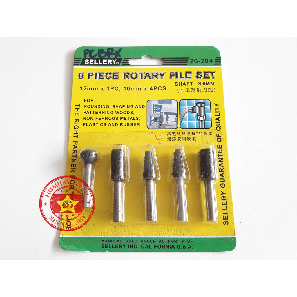 

Mata Bor Rotary File Set Sellery 26-204