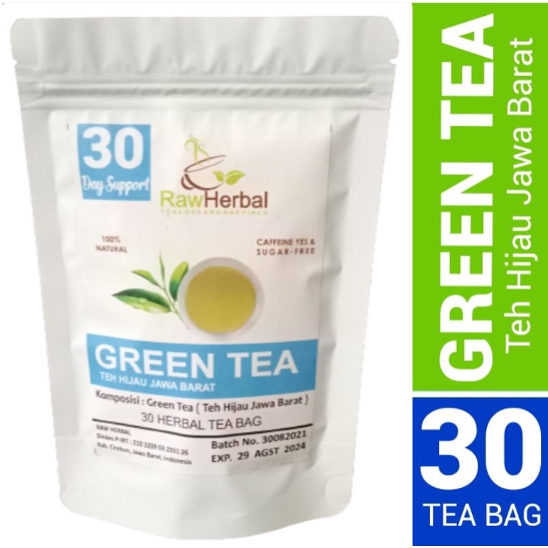 Green Tea : High Mountain Green Tea Teh Hijau Jawa Barat - 30 Tea Bag