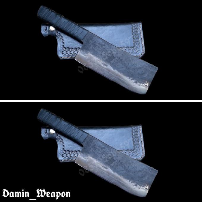 golok cacah tulang premium super tajam D688