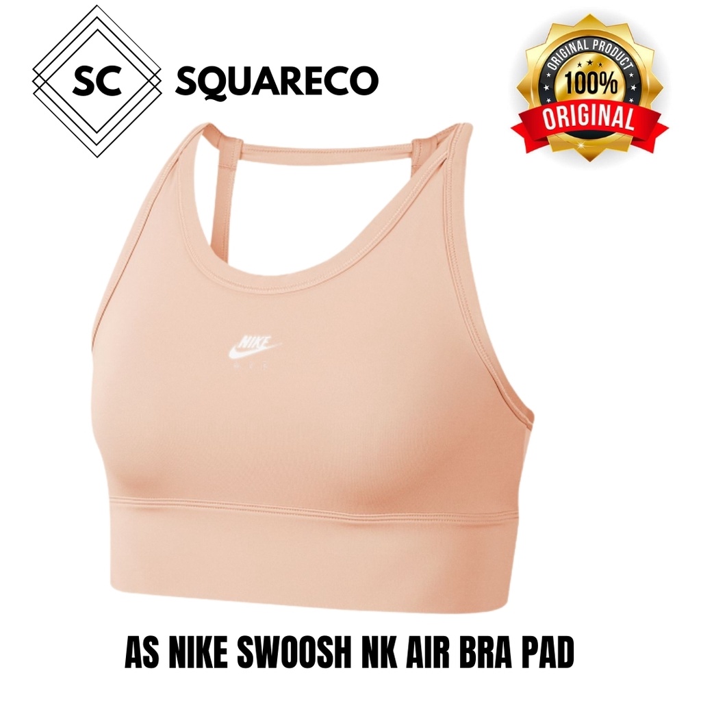 SPORT BRA ORIGINAL WANITA AS NIKE SWOOSH NK AIR BRA PAD TRAINING YOGA CJ0701664