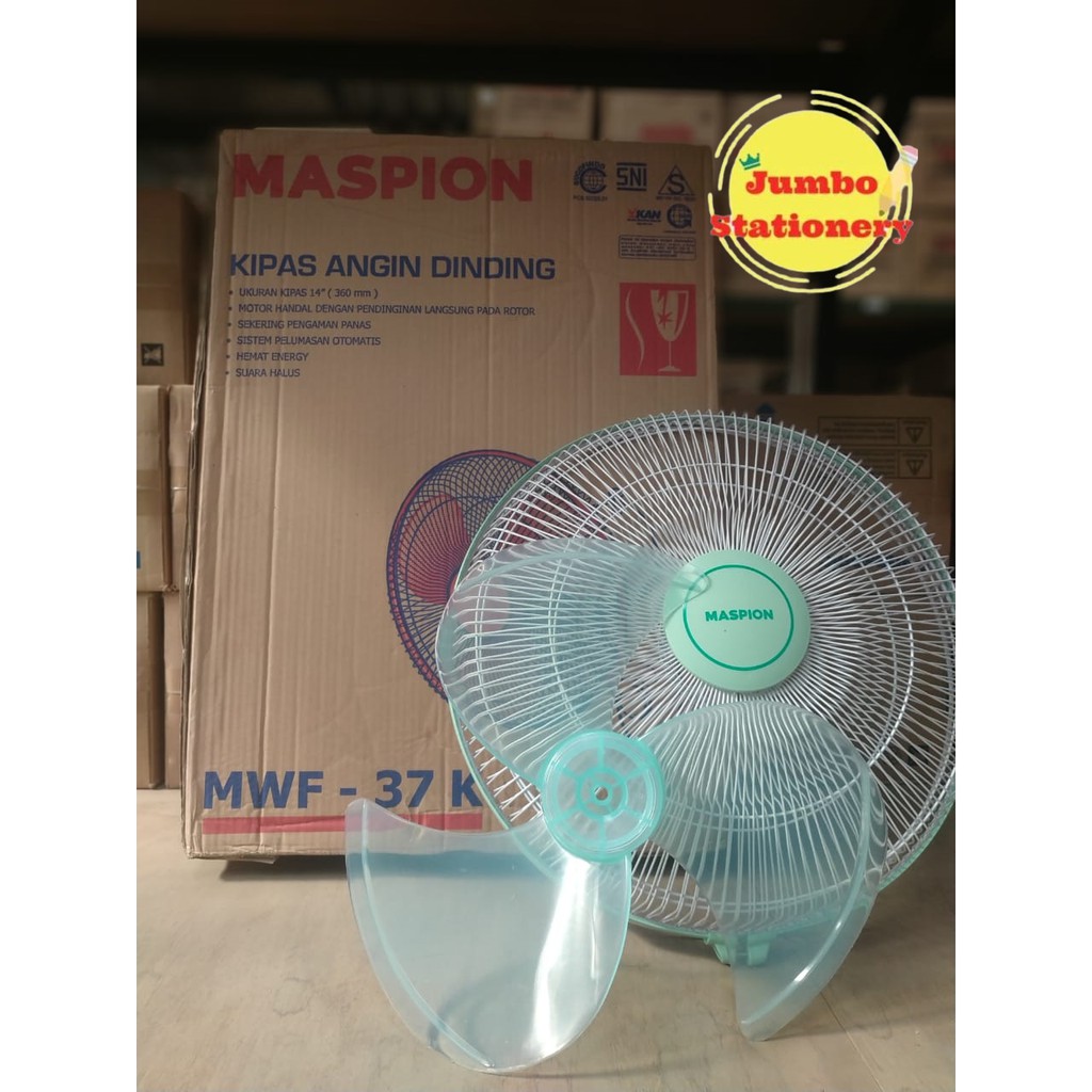 Maspion MWF-37K Wall Fan MWF 37K Kipas Angin Dinding