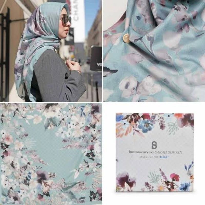 preloved buttonscarves le fleur
