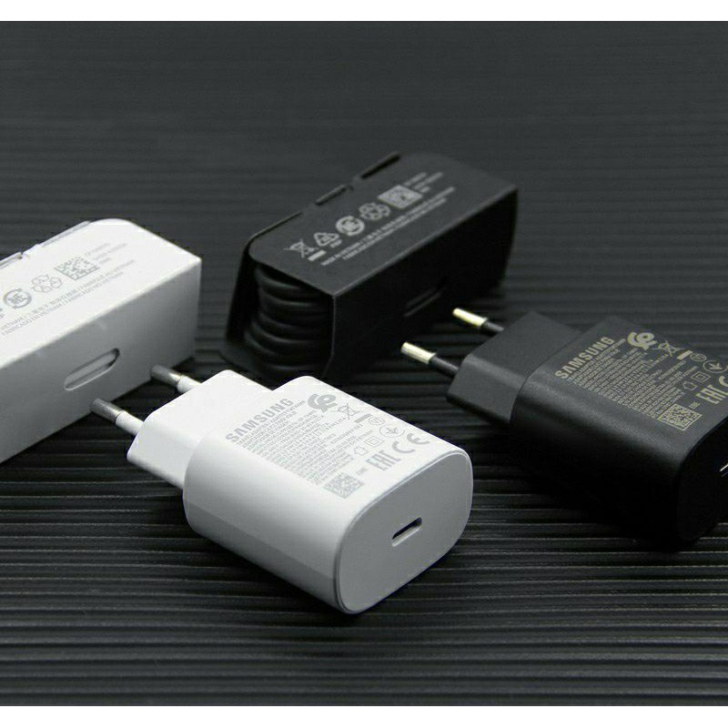 Charger Samsung Fast Charging Type C Original 100% Full Set / Charger Samsung 25Watt / Charger Samsung 45Watt / Casan Fast Charging