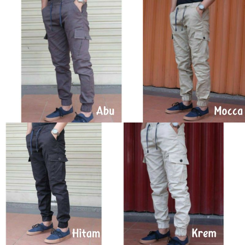 COD CELANA PANJANG JOGER CARGO PRIA WANITA (UNISEX) ALL VARIAN / JOGGER CARGO Ukuran 27 - 38