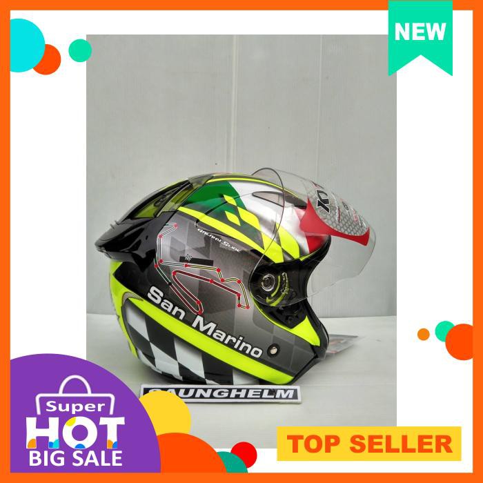 HELM KYT GALAXY SLIDE GP RACE CIRCUIT SAN MARINO