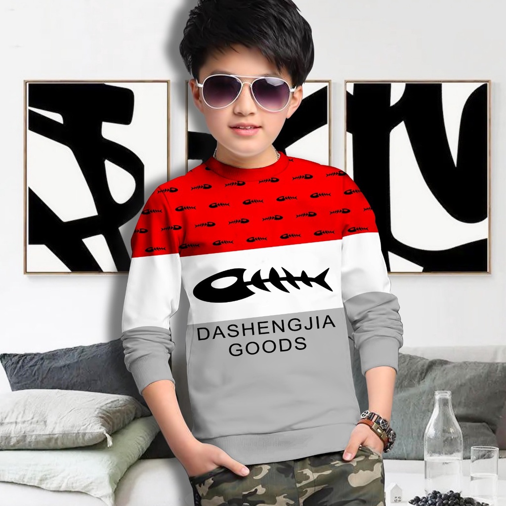 Switer GOODS Terbaru / Sweater Anak Laki-laki /  Sweeter Gaming Bahan Babyterry / FLAVA_STORE