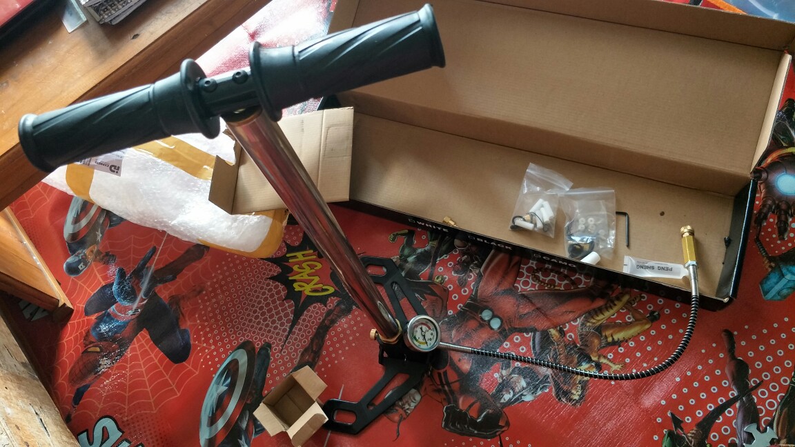 Pompa Pcp Murah Baracuda Kaki Lipat  4500 Psi Stainless Steel