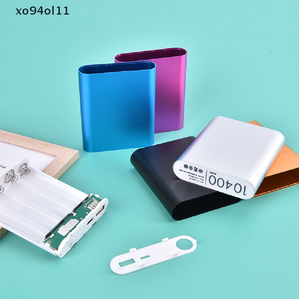 Xo Casing Power Bank DIY Bahan Metal Dengan 4pcs Baterai 18650