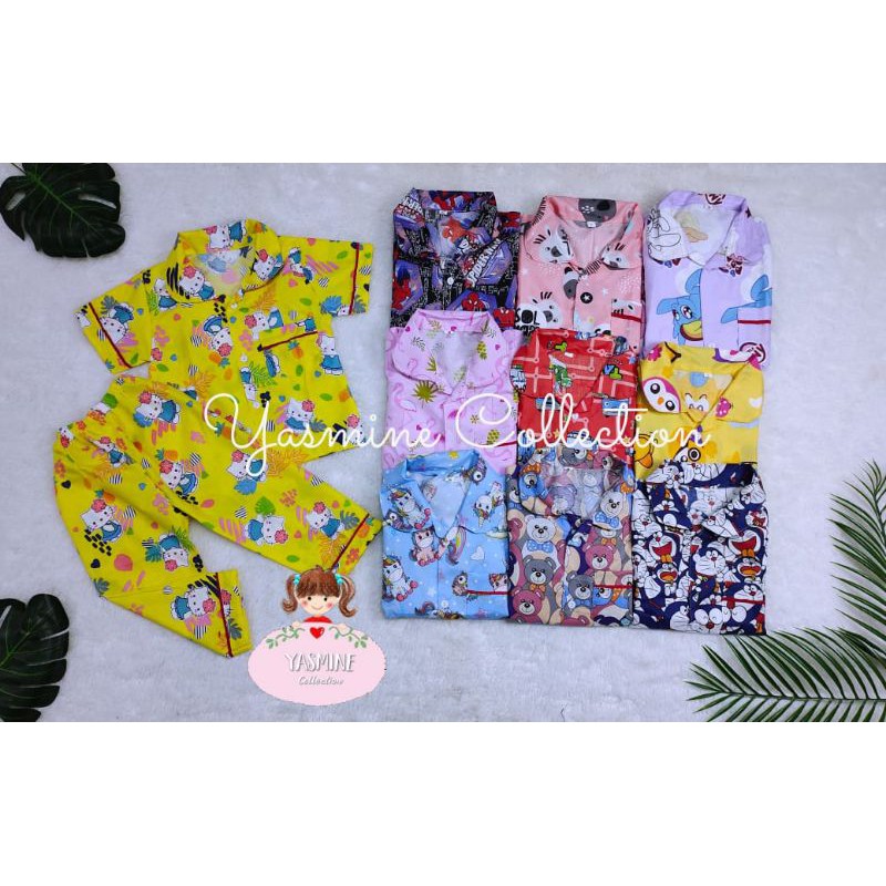 PIYAMA ANAK 6-10 THN PILIH MOTIF/PIYAMA ANAK LUCU/PIYAMA ANAK JUNIOR