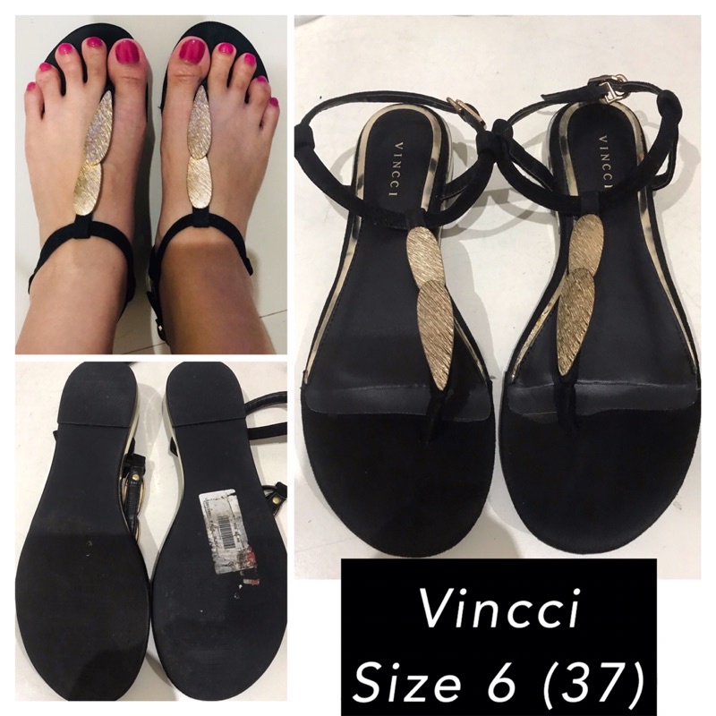 Preloved sandal wanita vincci sandal casual wanita