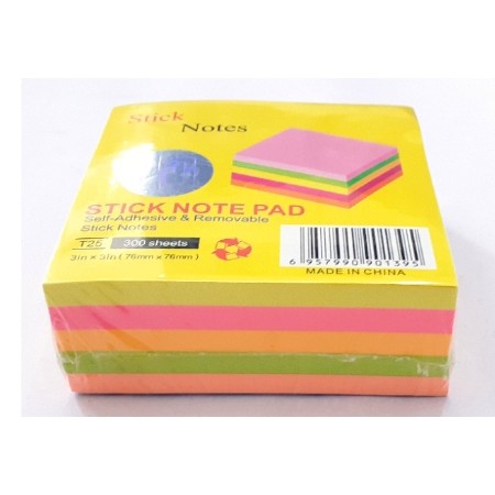 

Post It / Sticky note 3inch / 76x76mm 5Wrn