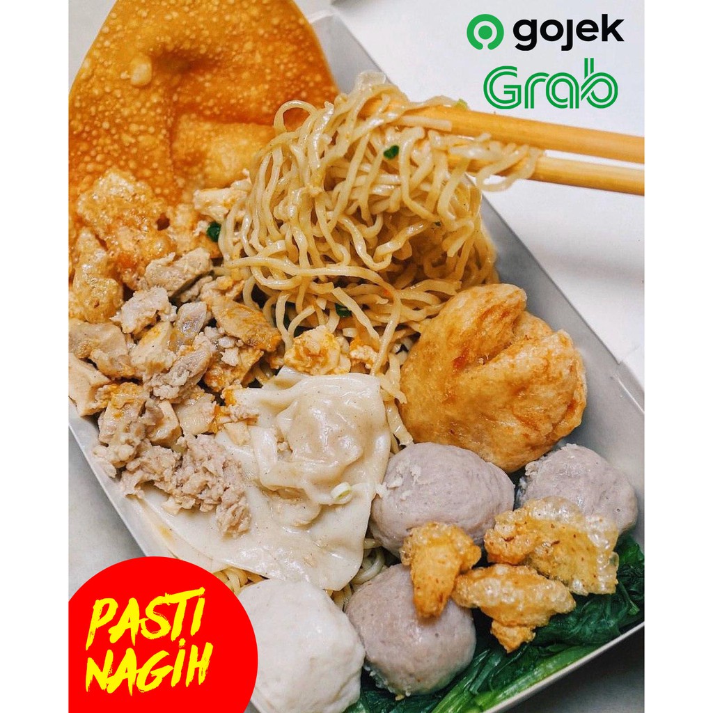 Mieyabi frozen food bakmi ayam dan babi mie instant