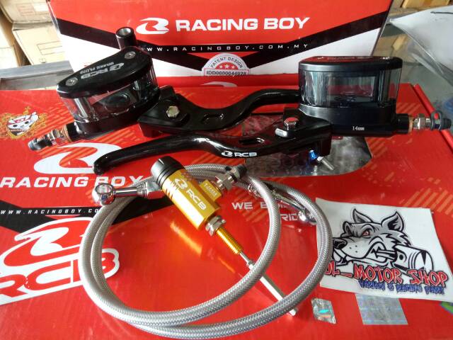 Master Rem dan Master Kopling Hidrolik Racing Boy RCB - Include Hidrolik Pump Rcb