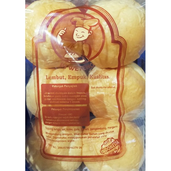 

Roti burger isi 6pcs