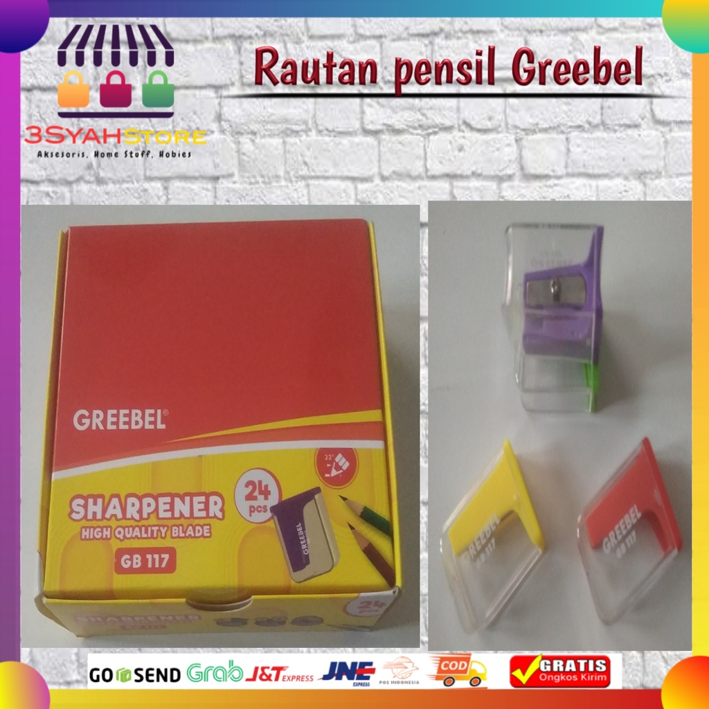 

Rautan / Serutan / Sharpener Pensil Greebel GB 117