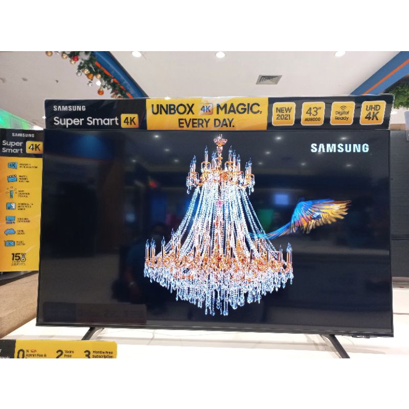 Samsung Tv 43 inch Super Smart TV UHD 43AU8000